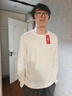 京东京造10A抗菌长袖t恤男卫衣打底衫衣服小白T男装春季宽松休闲黑色L 实拍图