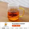 雅集茶具耐热玻璃过滤加厚茶杯玻璃水杯锤纹玻璃杯茶水分离杯泡茶杯子 实拍图