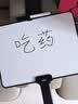 得力手持白板 小白板直播间手举牌双面白板记分画板留言大号写字板桌面竞赛提词教学手写儿童大号 实拍图