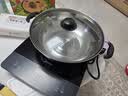 美的（Midea）【价保618】加大面板家用电磁炉一套带锅 2200w大功率均匀加热 4D防水耐用微晶面板电磁灶电池炉 【配不锈钢汤锅】2200w大火力 实拍图