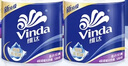 维达（Vinda）有芯卷纸 蓝色经典4层130克*30卷 厚韧耐用 卫生纸 卷筒纸纸巾 实拍图