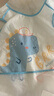 贝瑞加（Babyprints）围兜3-6岁儿童罩衣中大童吃饭宝宝围嘴防溅水油反穿2件 恐龙幻想 实拍图