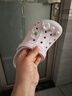 CROCS卡骆驰贝雅儿童洞洞鞋户外包头童鞋沙滩鞋凉鞋拖鞋/207013/207012 裸粉-6PI 35 (215mm) 实拍图