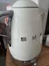 SMEG/斯麦格复古电热水壶KLF04烧水养生壶大容量家用不锈钢恒温泡茶咖啡自动断电保温生日乔迁新婚礼物 1.7L 奶白色 实拍图