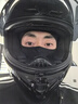GSB摩托车头盔四季通用男女盔3C电动车摩托车通勤竞速头盔gsb361 闪光黑配透明镜片+顺丰快递 M（建议54-55头围） 实拍图