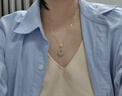 Fanci范琦x宫主福气平安扣和田玉项链银女款轻奢高级感女士生日礼物 实拍图