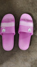 乐拖拖鞋男2026春夏季浴室防滑排水软底情侣居家凉拖鞋女 紫色38-39 实拍图