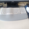 罗技（Logitech）Wave Combo 无线人体工学键鼠套装 垂直鼠标 无线蓝牙鼠标 办公键盘 无线键盘 蓝牙键盘 白色 实拍图