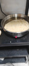 多星山东多星锅专卖电煎锅家用304食品级不锈钢电饼铛多功能家用不粘锅电锅不锈钢煎锅 五代35cm黑色【304不锈钢】 实拍图