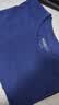 MARKLESS【安心品质】纯棉亲肤T恤男士纯色短袖打底衫5630 极夜蓝 2XL 实拍图