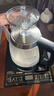 开品 全自动底部上水感应续水电热水壶 家用办公茶具套装烧水消毒茶台 可嵌入式玻璃烧水壶茶桌一体 1L 晶耀黑20X37CM 烧水煮杯 桶水款 实拍图