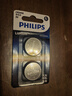 飞利浦（PHILIPS）CR2450纽扣电池2粒3V锂电池适用沃尔沃宝马汽车钥匙遥控器电子词典主板手表测量仪电池cr2450 实拍图