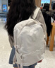 lulu22双肩包 New Crew书包背包旅行瑜伽通勤防水男女同款 二代新款宽肩带白 实拍图