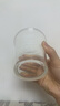 高颜值网红ins风矮款玻璃杯加厚水杯咖啡杯果汁杯冷萃杯子 白色法文印字 340ml 1只 实拍图