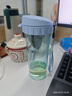 特百惠（Tupperware）茶韵500ml塑料杯男女士学生运动水杯子大容量泡茶杯 冰水蓝 实拍图