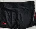 李宁（LI-NING）泳裤男士游泳裤泳帽套装温泉休闲度假沙滩裤布帽套装15-05黑色2XL 实拍图