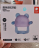 babycare婴儿牙胶手套式咬咬乐宝宝安抚牙胶硅胶玩具防吃手4月+ 恩特蓝 实拍图