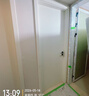 欧派（OUPAI）木门卧室门房间室内门厨房门免漆门定制 肤感质地ENF环保碳晶防潮 9S平板门-PET肤感+木方/石墨+碳晶面板 实拍图
