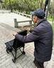 欣光扬可登机大童推椅户外旅游成人外出代步小推车大龄老人轻便出行轮椅 优雅黑【免安装+可折叠+送货上门】 便携旅行免安装口袋车遛娃亲子溜娃神器大人孕妇伞车 实拍图