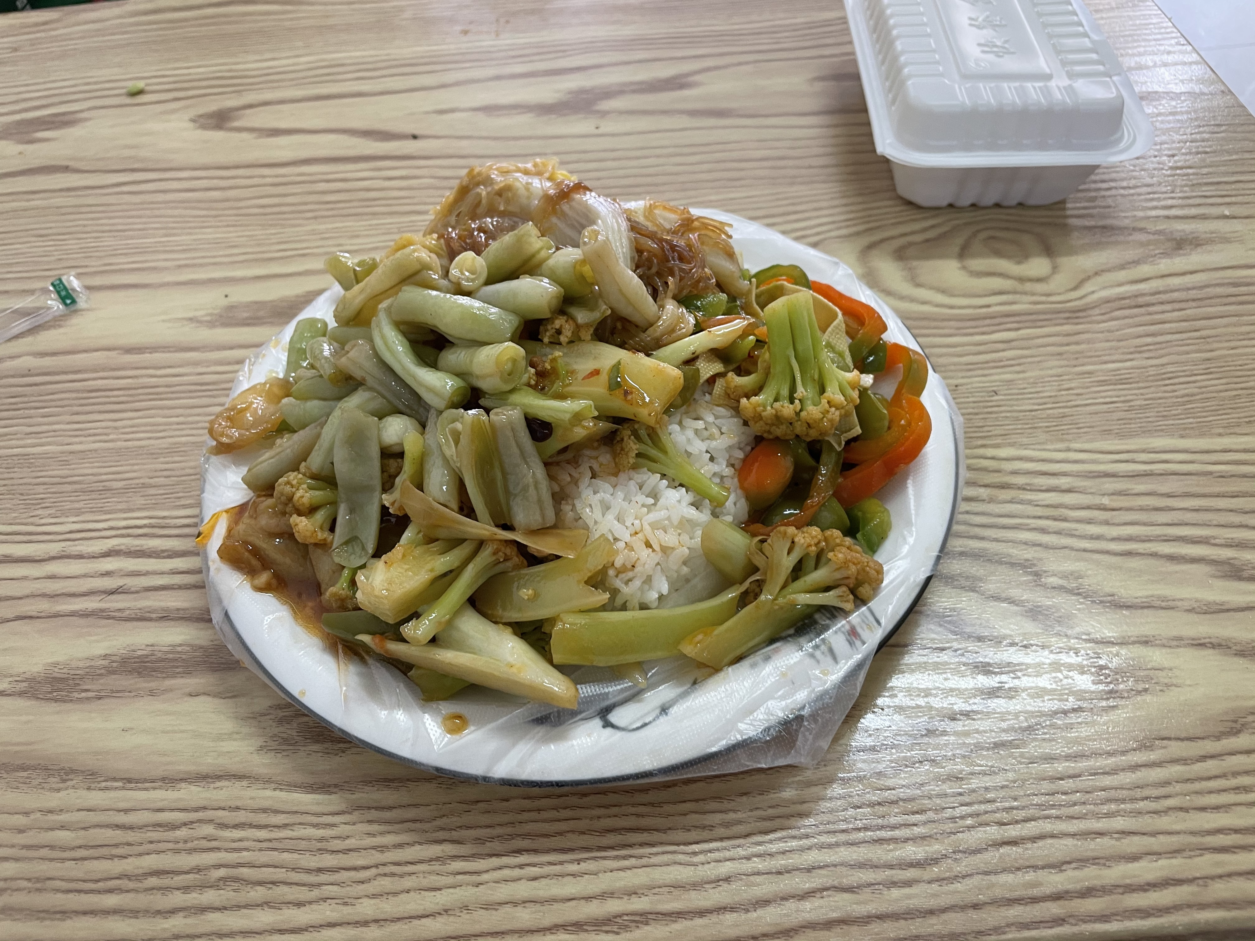 可孚一次性检查手套医用PE食品用手套100只L码加厚厨房可接触食品 实拍图