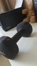 Keep哑铃男女健身家用彩色浸塑环保手铃亚铃肌肉训练墨灰色5kg*2 实拍图