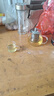 玻璃八骏壶茶壶套装耐高温家用煮茶水分离泡茶办公室花茶茶具套装 450ML单壶+2只把手杯100ml 实拍图