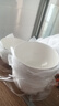 顺祥万祥饭碗套装6个装陶瓷饭碗家用简约白瓷碗釉下彩小碗洗碗机可用 实拍图