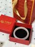 中国黄金（CHINA GOLD）次日达白月光手镯荔枝冻玉镯子年轻款生日首饰送女朋友老婆礼物 今/次日达*（宽镯）11mm白月光手镯【58圈口】 实拍图