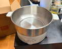 利仁（Liven）多功能分体式电煮锅 小火锅 电热锅 不锈钢电火锅电蒸锅 宿舍小锅学生宿舍泡面锅 早餐锅电炖锅 3L 【配蒸屉】304不锈钢+3档火 实拍图