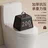 京米优选马桶盖通用加厚坐便器盖子家用老式抽水马桶座圈配件轻音盖板 小U 实拍图
