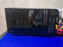 美的（Midea）微波炉烤箱一体机 小型家用平板易洁烧烤智能解冻20升微波炉  光波加热 钻石背板（M1-L201B） 实拍图