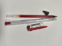 uni三菱 uni-ball UM-100红笔中性笔高颜值0.5mm红色签字笔商务学生考试刷题专用水笔水性笔 3支 实拍图