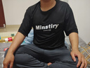 布恩普【两件装】夏季短袖t恤男韩版ins潮流宽松青少年五分半袖体恤男 Mi1黑色+MP2白色【主图款】 5XL【建议体重180-200斤左右】 实拍图