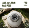 恩尔美（nRMEi）保温保冷杯大容量316L不锈钢茶水分离男户外运动吨桶吨大肚水杯壶 白色2000ml【冷热双保+背带】 实拍图