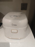 美的（Midea）【价保618】小碧玉电饭煲2-3人3升0氟有钛陶瓷白玉内胆家用电饭锅煮粥智能预约多功能多用锅RE360 实拍图