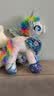 亮片独角兽斜挎包儿童马年小马公仔白蓝色可爱生日儿童礼物 实拍图