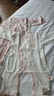贝瑞加（Babyprints）宝宝连体衣2件装婴儿四季内衣纯棉爬服薄款哈衣柔软家居睡衣 粉66 实拍图