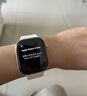 Apple/苹果 Watch S11 智能手表GPS款46毫米玫瑰金色铝金属表壳淡桃粉色运动型表带S/M MEVT4CH/B情人节 实拍图