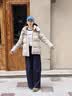 波司登冬羽绒服女士修身短款休闲加厚脱卸帽立领休闲百搭外套 实拍图