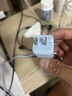 倍思小冰充20W氮化镓苹果充电器套装适用苹果8-14含Lightning口20W数据线1.5米线iPhone快充PD插头 蓝 实拍图
