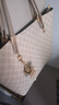 IT MANCLACYK轻奢真皮女士单肩大包包2026韩版春夏新款时尚百搭大容量托特包潮 米白色（精美礼盒套装） 大包 实拍图