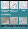 艾美特（AIRMATE）小吊扇学生宿舍床上电风扇大风力小风扇蚊帐扇微风吊扇电扇 标准款+2米开关线 标准款 实拍图