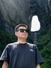马克华菲（MARK FAIRWHALE）短袖男士夏季潮牌休闲短袖T恤男宽松重磅220g纯棉男装 深灰色 L 实拍图