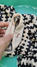 古今（GUJIN）新品纯棉睡裙女家居服带胸垫可外穿休闲大码千鸟格睡衣裙子L 实拍图