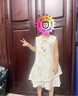 La Chapelle拉夏贝尔女童连衣裙2026新品洋气儿童夏装公主裙宝宝夏季无袖裙子 米色 送帽子 160 建议身高151-160cm 实拍图