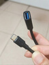 绿联Type-C转换USB3.2转接头OTG数据线适用苹果17/16/15华为手机充电数据线U盘平板笔记本电脑耳机键鼠 实拍图