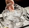 摩登主妇 北欧式ins风玻璃碗大号家用餐具水果盘沙拉碗甜品小碗 【推荐】透明描金碗3个装 实拍图