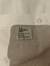 罗蒙（ROMON）纯色商务职业正装男士白衬衫工装男装短袖衬衣男CS72白色4XL 实拍图