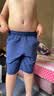 361°儿童短裤夏季男女童3-12岁透气运动裤梭织五分裤 藏青 150 实拍图