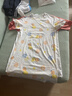 红豆女童睡裙纯棉春夏季薄款家居服儿童短袖套头睡衣A类Q3326白色150 实拍图